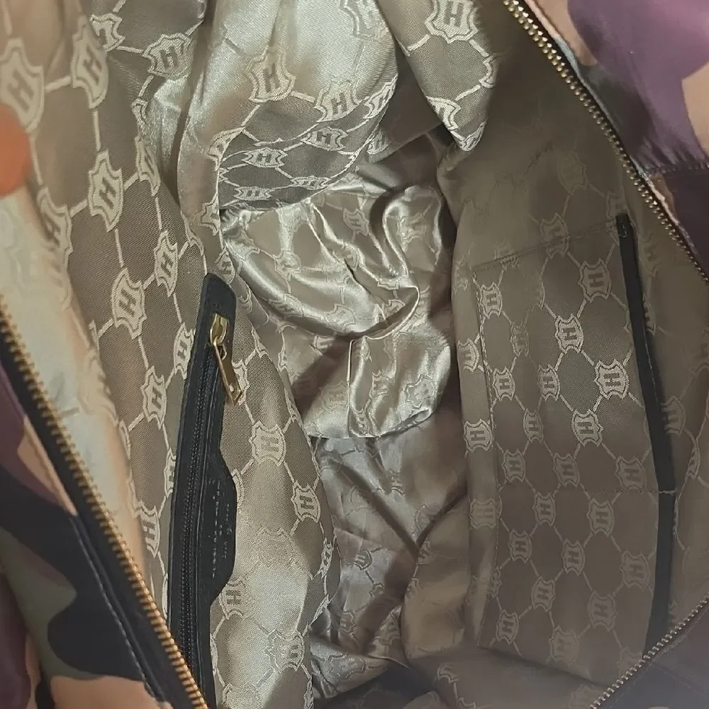 J.W. Hulme Chelsea Camouflage Travel Bag with Pouch and Adjustable Strap New